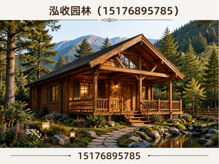 东方防腐木凉亭展示图