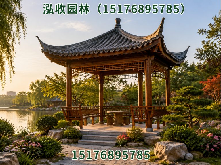 东方京津冀防腐木工程展示图